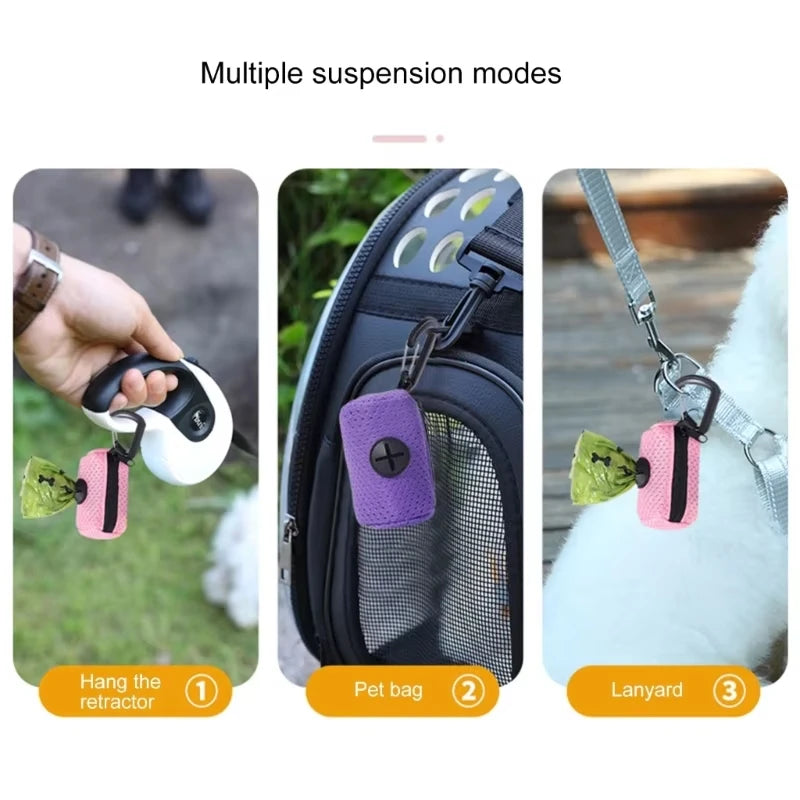 Dog Poop Bag Holder – Portable Pet Waste Bag Dispenser