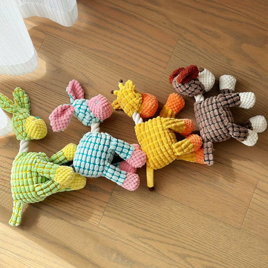 Plush Dog Toy – Puppy Chew & Teething Toy