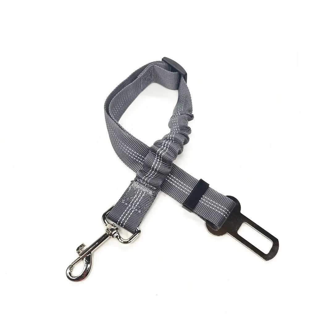 Adjustable Dog Car Seat Belt – Nylon Reflective Travel Harness