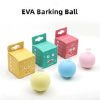 Interactive Cat Toy, Plush Sound Ball with Animal Sounds