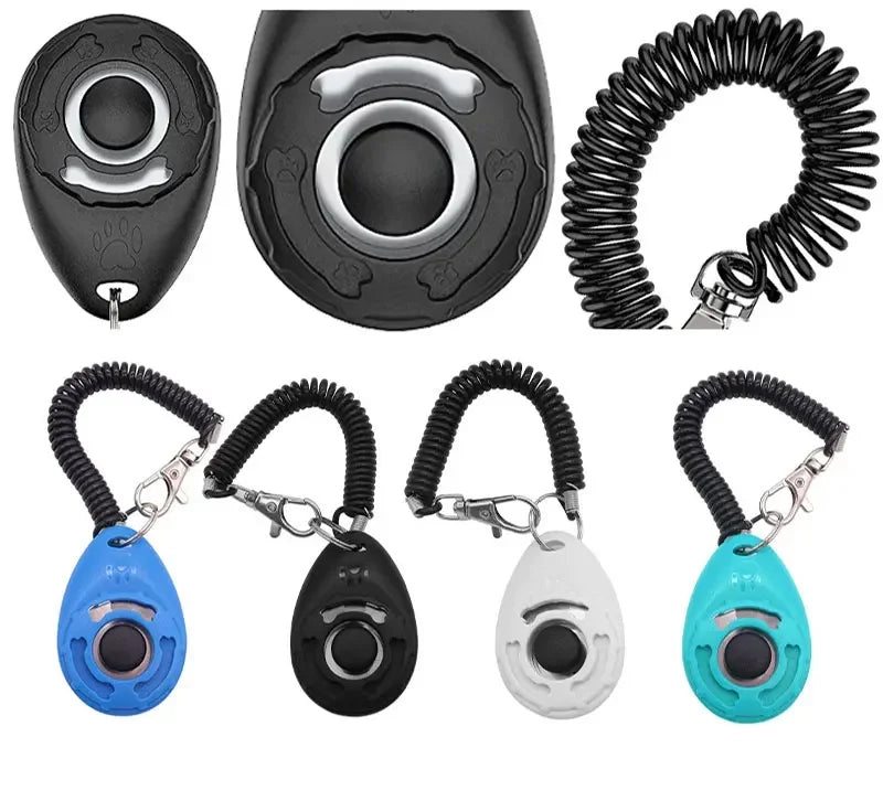 Dog Training Clicker with Wrist Strap, Portable Pet Training Tool