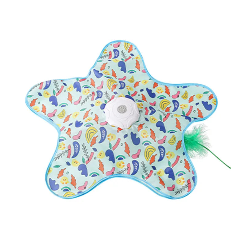 Automatic Hide and Seek Cat Toy – Moving Feather Interactive Toy