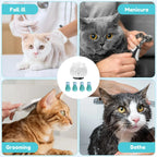 Cat Muzzle for Grooming, Anti-Bite Cover with 4 Paw Shoes