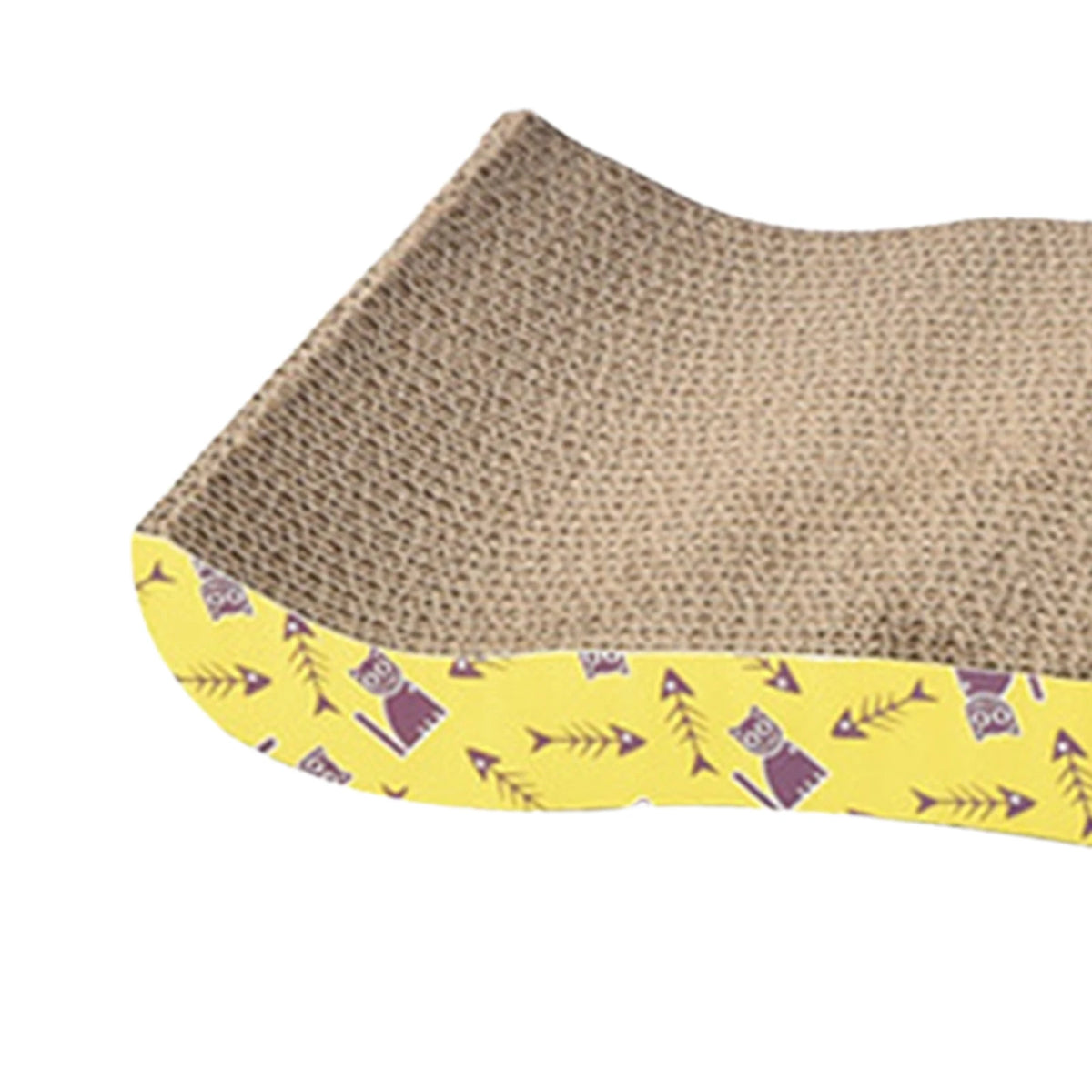 Cardboard Cat Scratcher – Lounge Bed & Scratching Pad for Cats