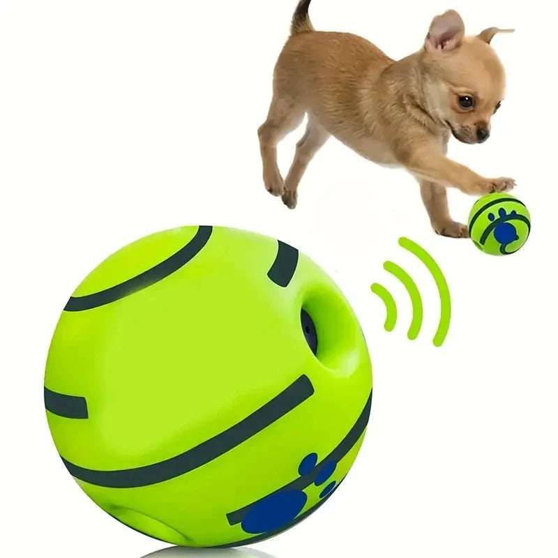 Interactive Dog Ball – Giggle Sound Toy for Training & Play
