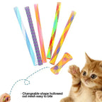 Cat Spring Toy – Colorful Interactive Paw Toy for Indoor Cats