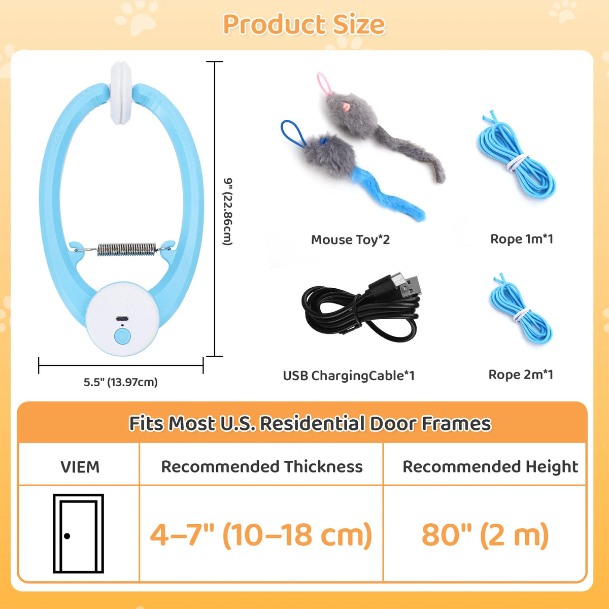Automatic Interactive Cat Toy – Rechargeable Fluttering Feather Wand