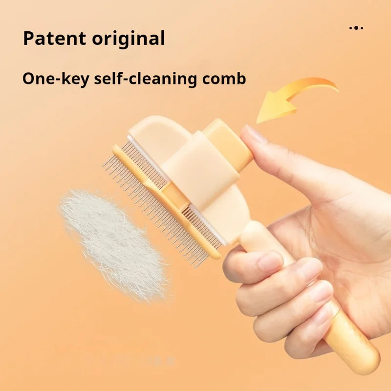 Dog Hair Remover Brush, Pet Grooming Comb for Long Hair