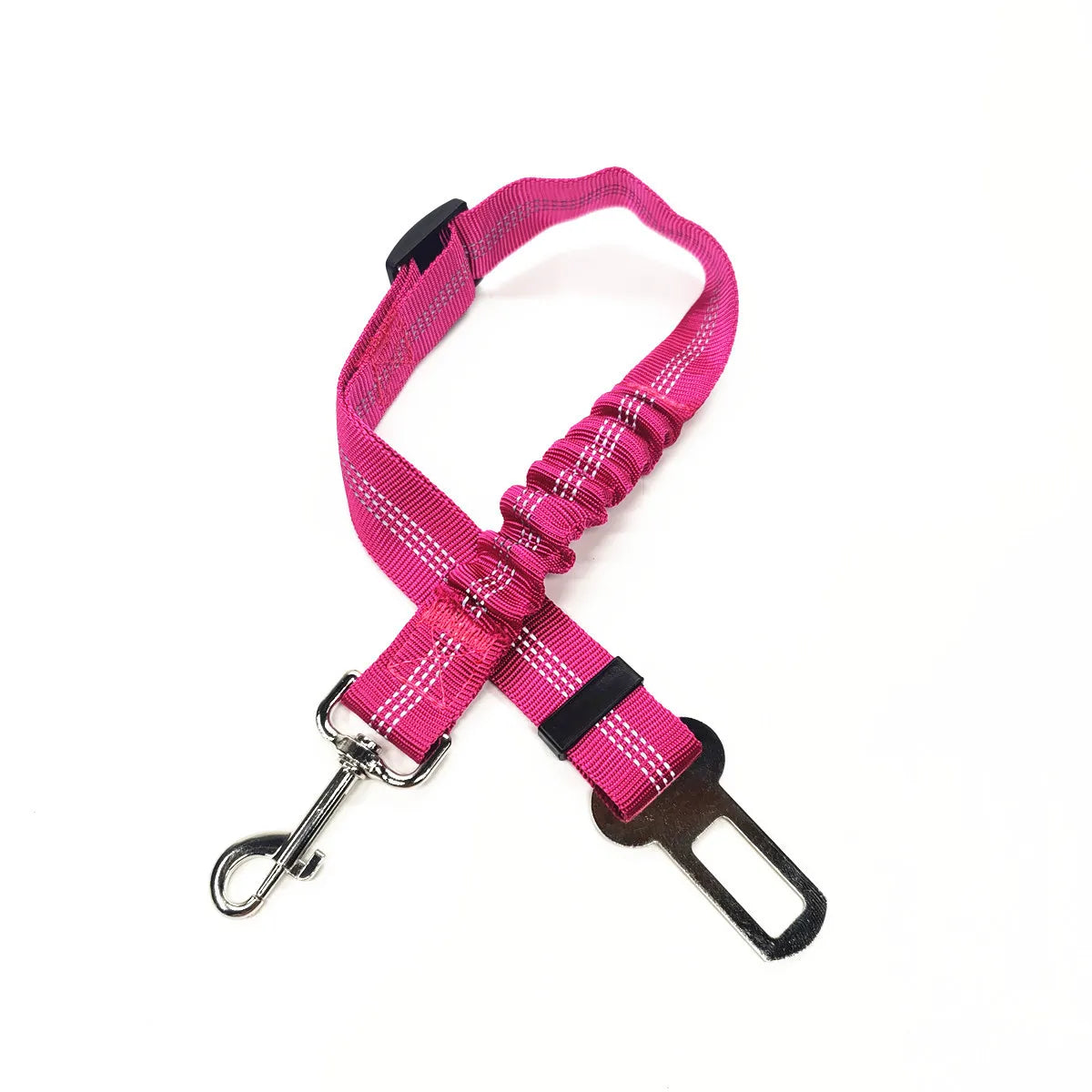 Adjustable Dog Car Seat Belt – Nylon Reflective Travel Harness