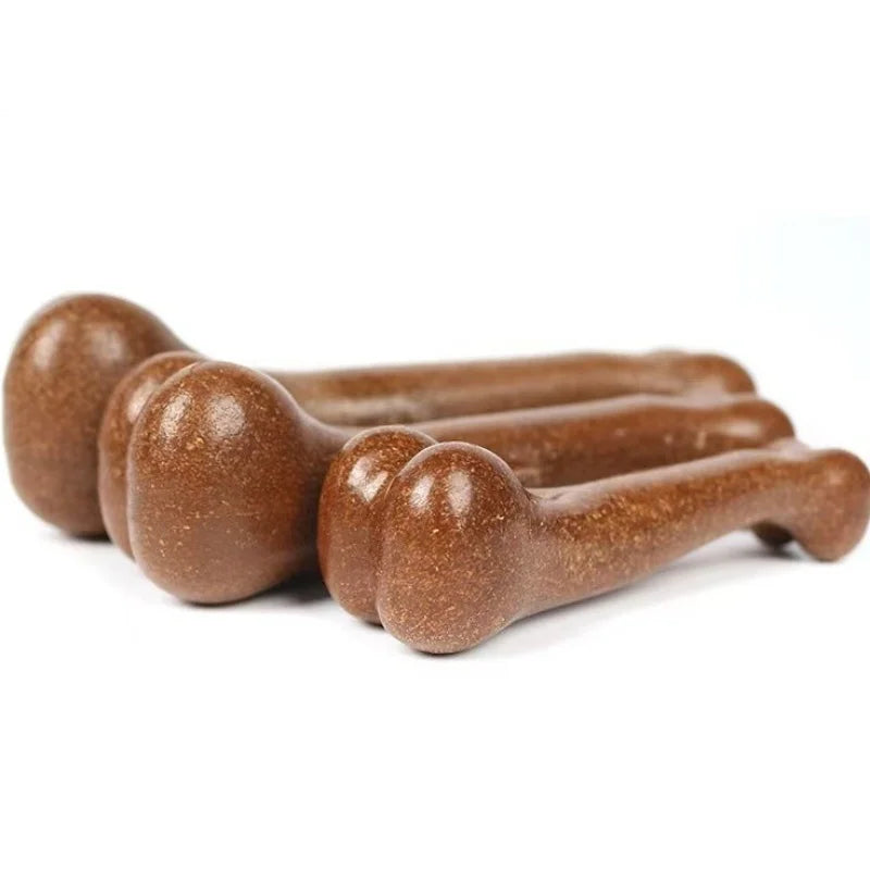 Dog Bone Chew Toy – Wooden Puppy Toy for Small to Large Dogs