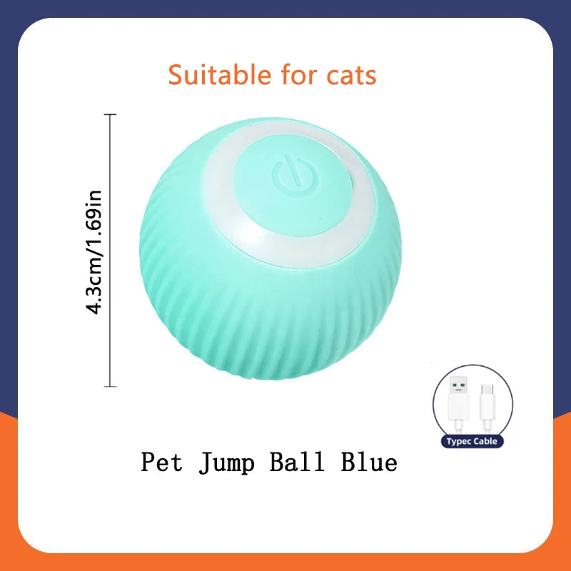 Interactive Dog Ball – USB Rechargeable Automatic Moving Toy