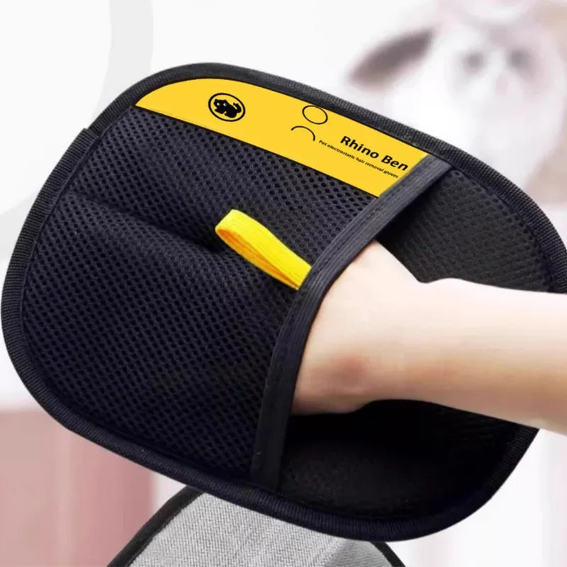 Pet Hair Remover Glove – Double-Sided Dog & Cat Grooming Mitt