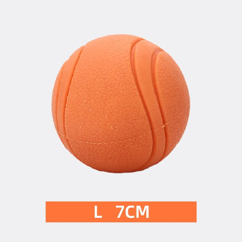 Rubber Dog Ball, Bite-Resistant Chew Toy for Puppies & Dogs