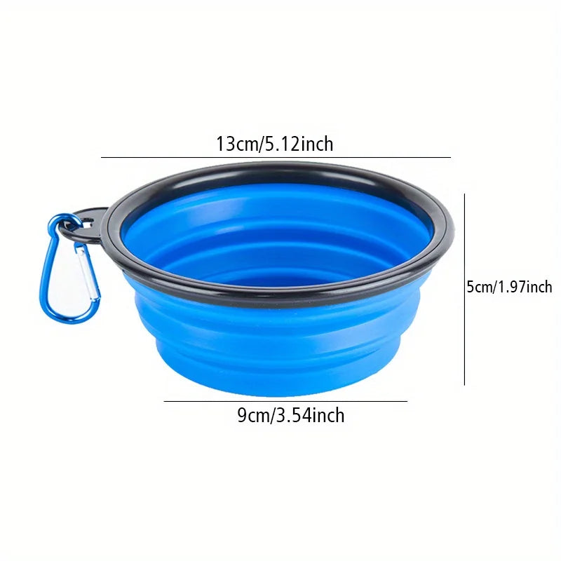 Portable Dog Travel Bowl Folding Food & Water Bowl