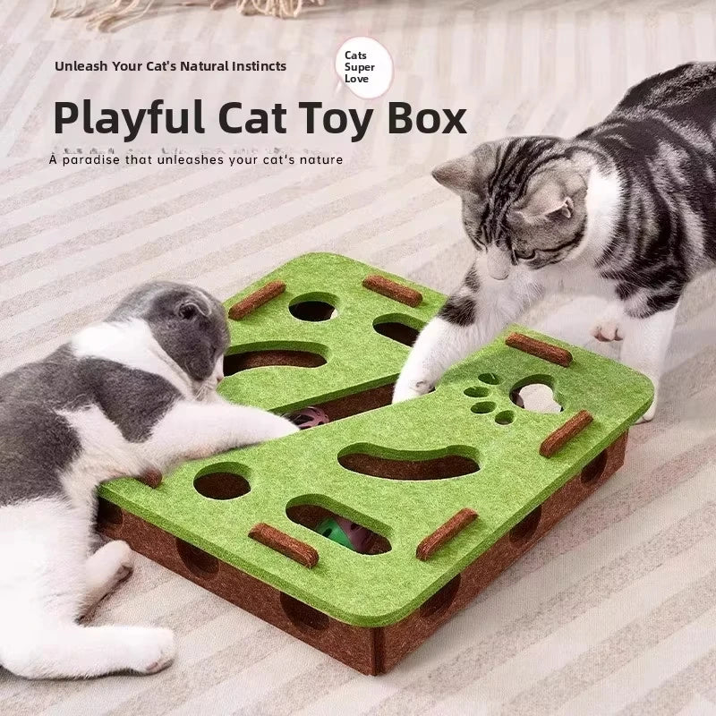 Cat Puzzle Toy Interactive Exercise Ball Toy for Indoor Cats