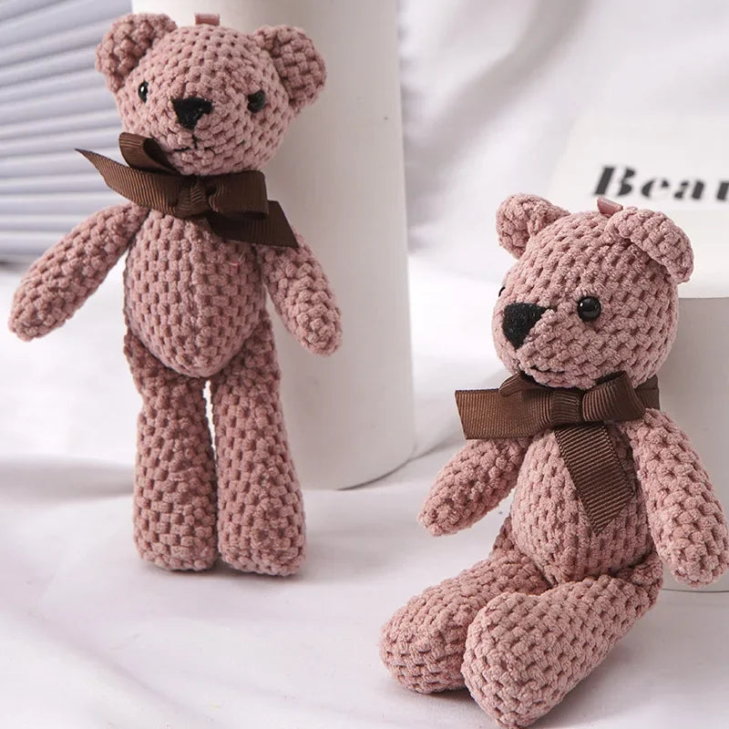 Pineapple Bear Plush, 16cm Mini Teddy Bear Stuffed Toy