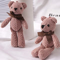 Pineapple Bear Plush, 16cm Mini Teddy Bear Stuffed Toy