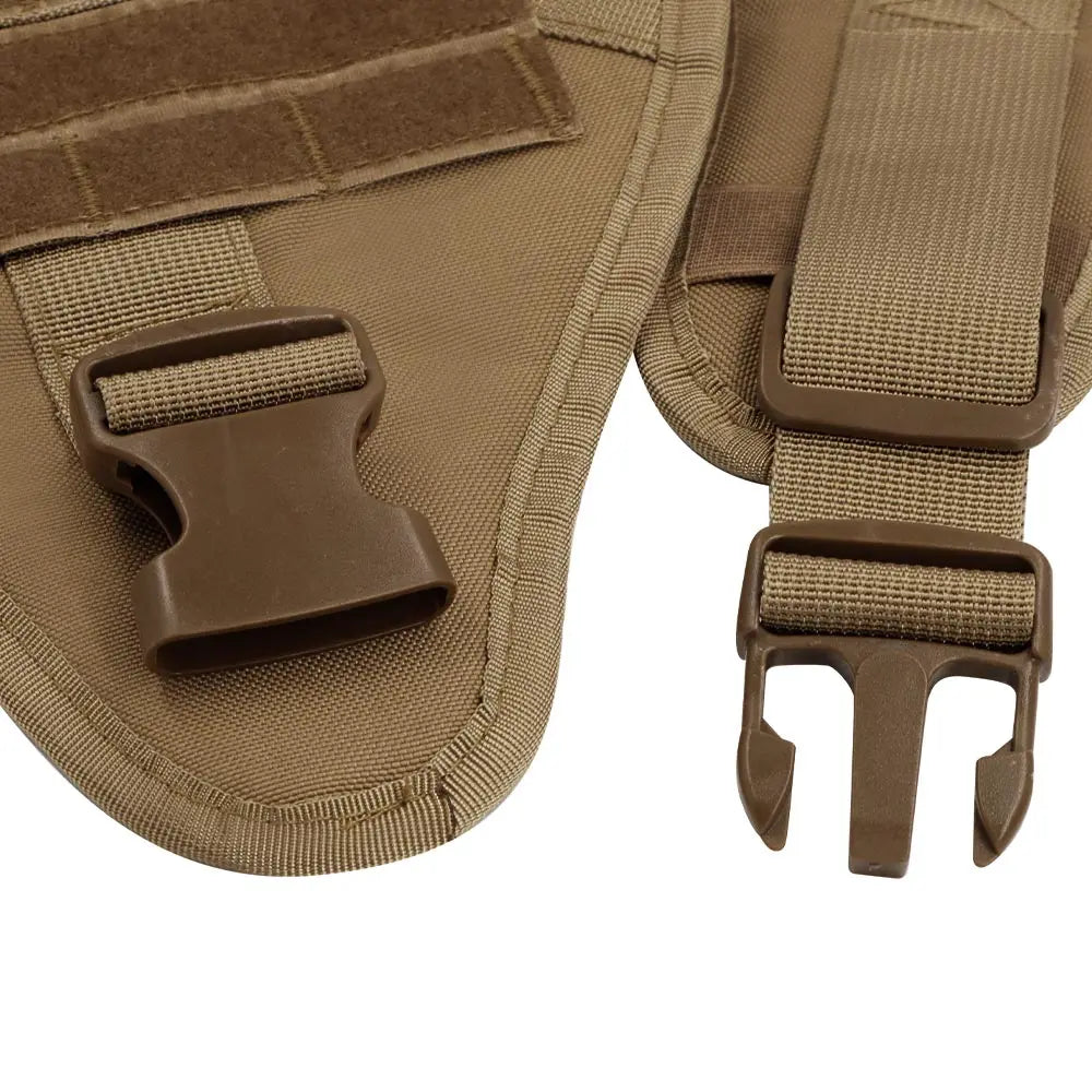 Tactical Dog Harness – Large Nylon Training Vest with Quick Release