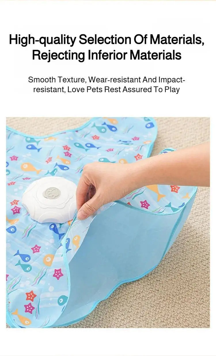 Interactive Cat Hide and Seek Toy – Motion Activated Feather Teaser