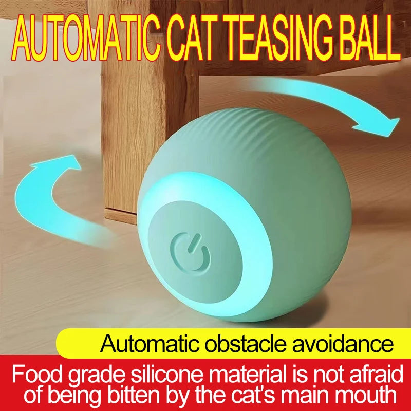 Automatic Cat Toy Rolling Ball Interactive Indoor Cat Toy