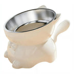 Elevated Cat Bowl – Inclined Food & Water