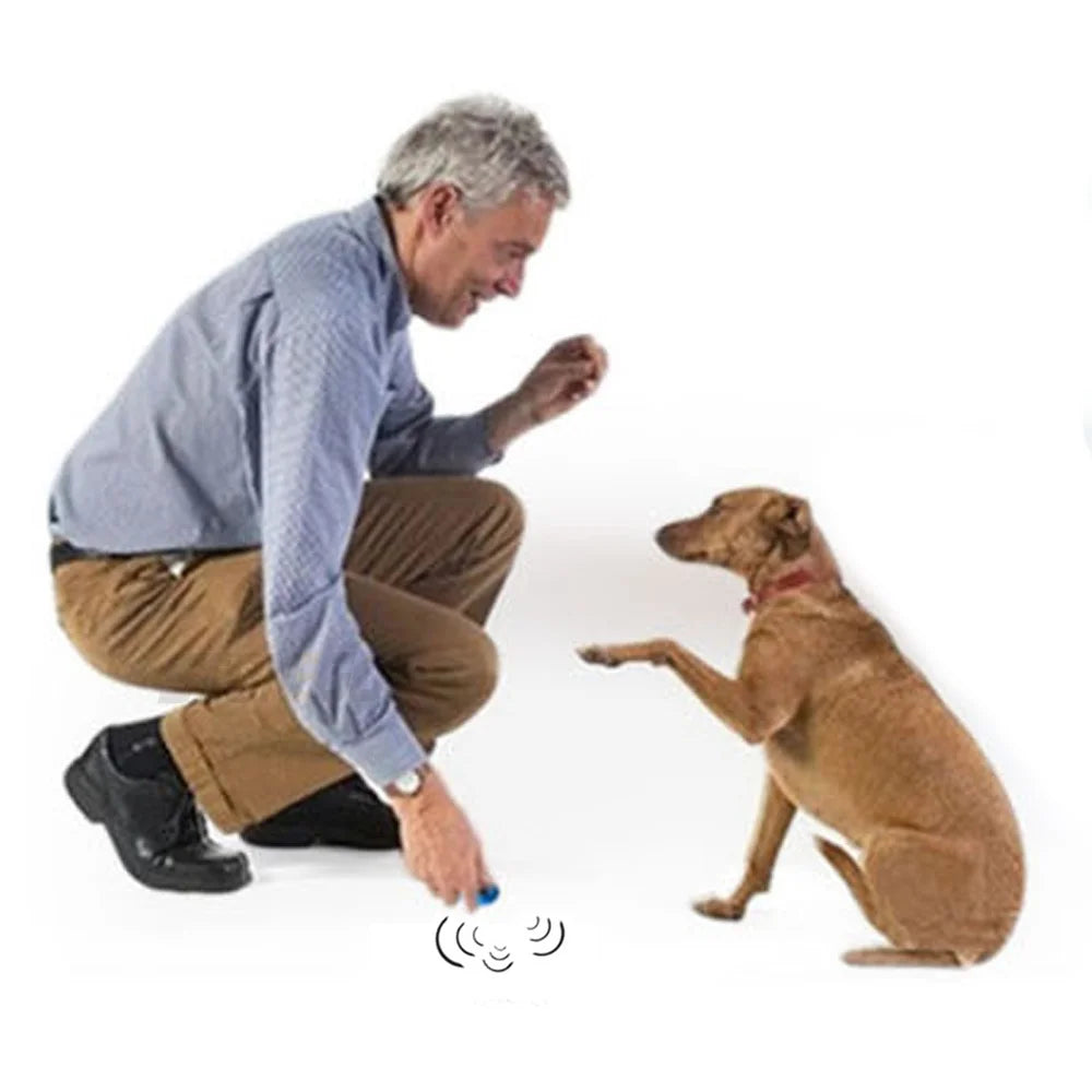 Dog Training Clicker Whistle, 2-in-1 Pet Training Tool