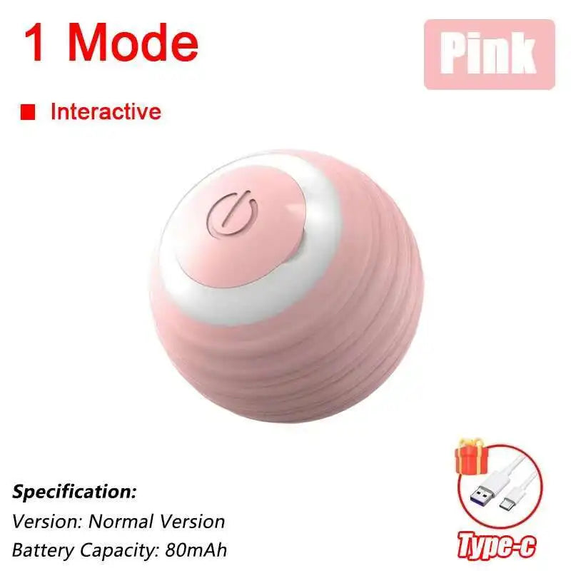 Automatic Dog Ball Toy – Rechargeable Interactive Rolling Ball