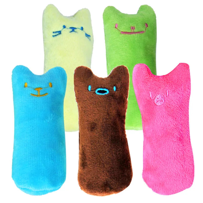 Catnip Cat Toy – Plush Teeth Grinding & Interactive Chew Toy
