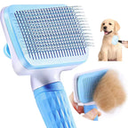 Dog Grooming Brush Self Cleaning Pet Hair Removal Comb
