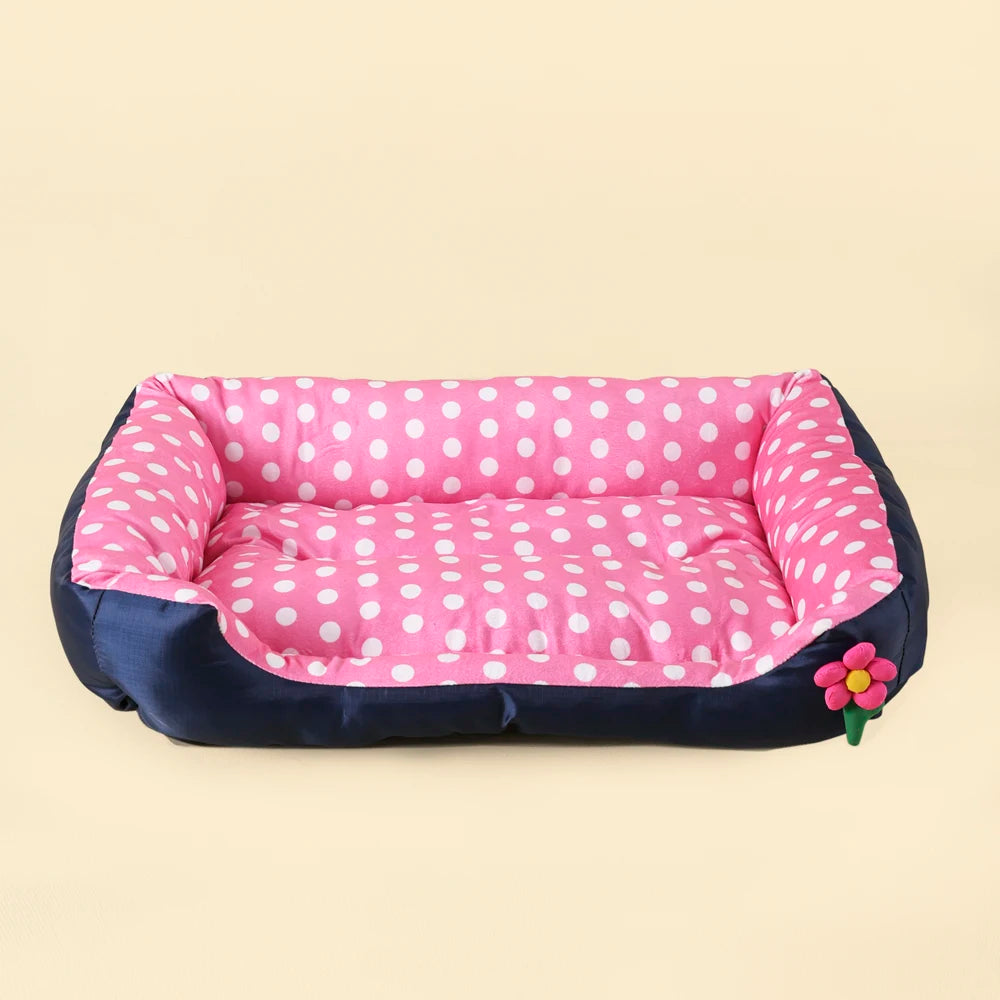 Soft Dog Sofa Bed – Washable Waterproof Warm Bed for Medium Dogs