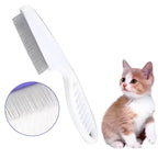 Flea Comb for Dogs Stainless Steel Pet Hair Grooming Brush