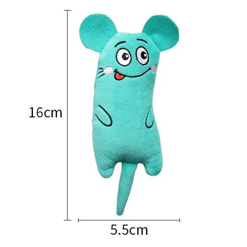 Catnip Toy Plush Mouse Interactive Cat Toy for Kittens