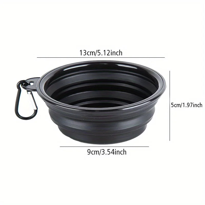 Portable Dog Travel Bowl Folding Food & Water Bowl