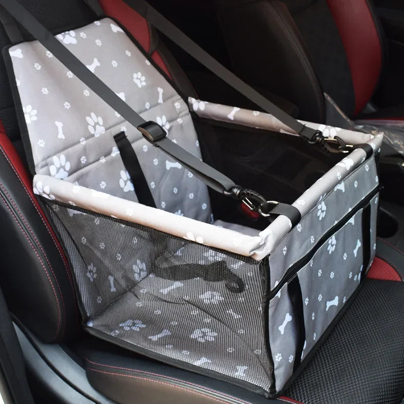 Dog Car Seat Cover – Folding Pet Travel Mat with Storage Bag