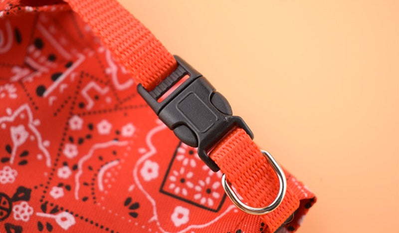 Pet Bandana – Adjustable Triangle Scarf for Dogs & Cats