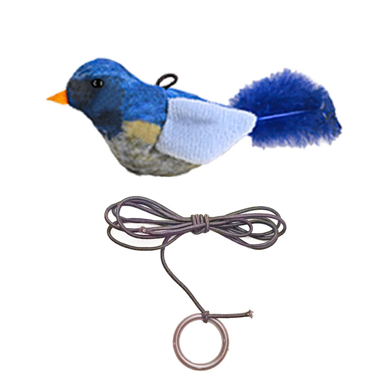 Bird Cat Toy with Catnip, Feather & Plush Design for Kittens