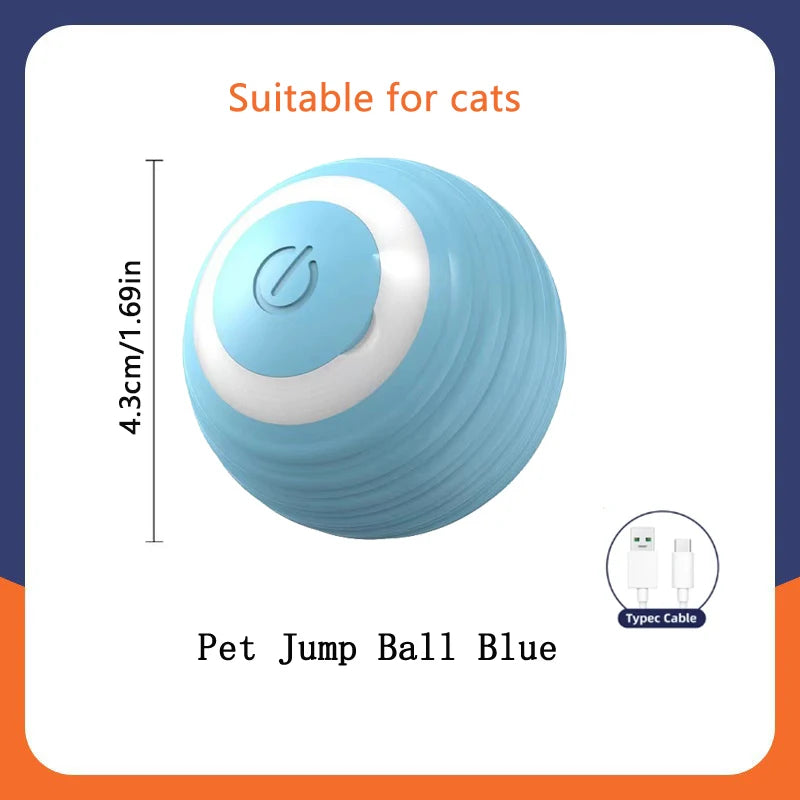 Interactive Dog Ball – USB Rechargeable Automatic Moving Toy