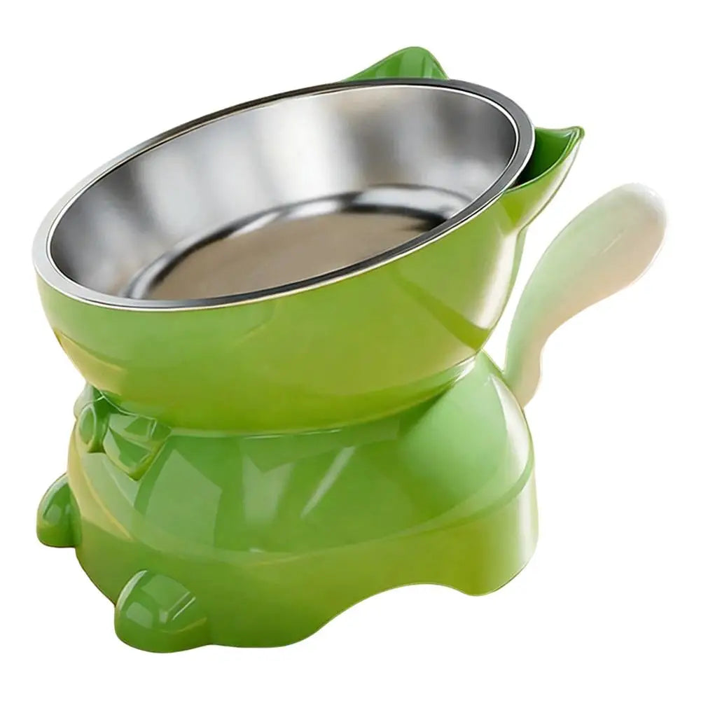 Elevated Cat Bowl – Inclined Food & Water