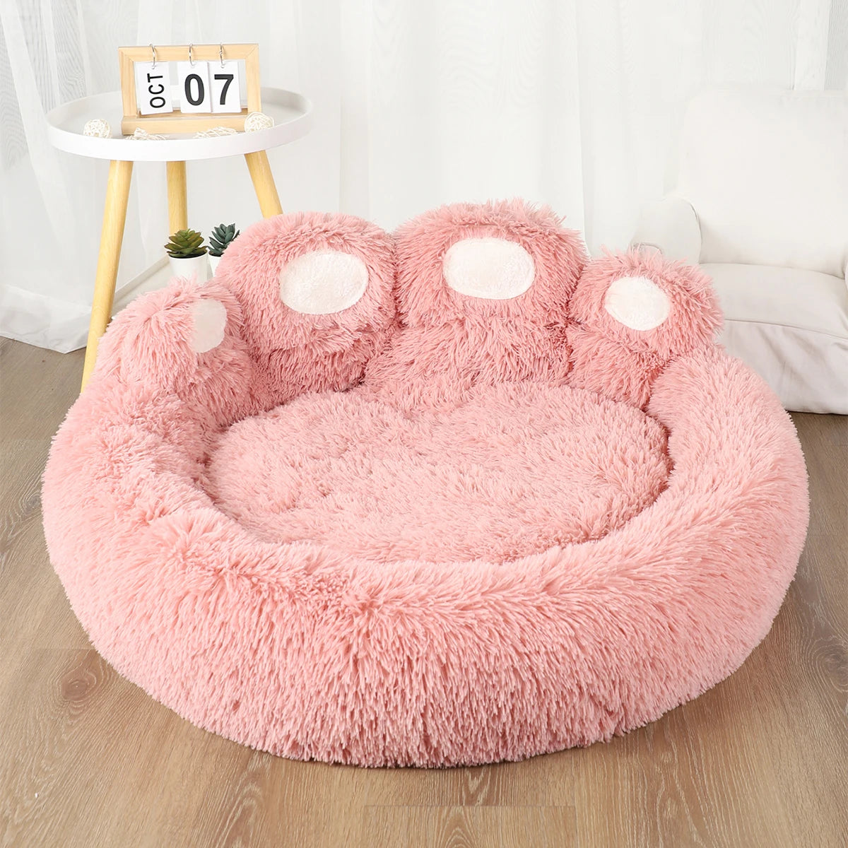 Fluffy Dog Bed Winter Warm Soft Pet Bed for Small & Large Dogs