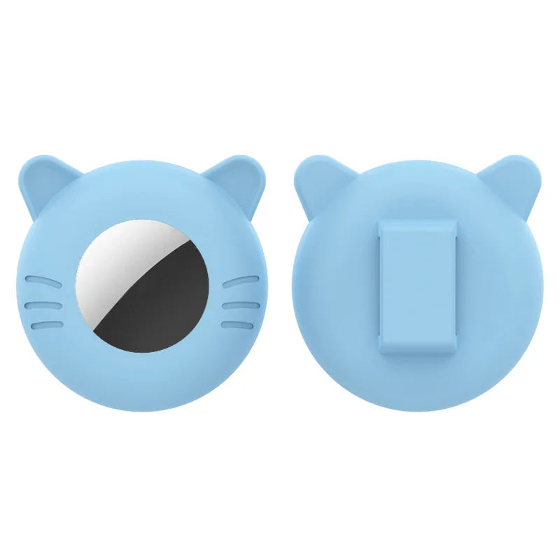 Cat AirTag Holder – Silicone GPS Tracker Collar Case