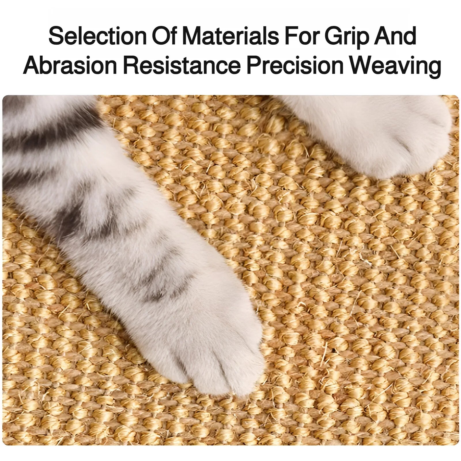 Multi-Function Cat Sisal Scratcher Pad, Sofa Protection Anti-Scratch Mat, No Lint Claw Grinding Pad for Cat Pet Daily Supplies