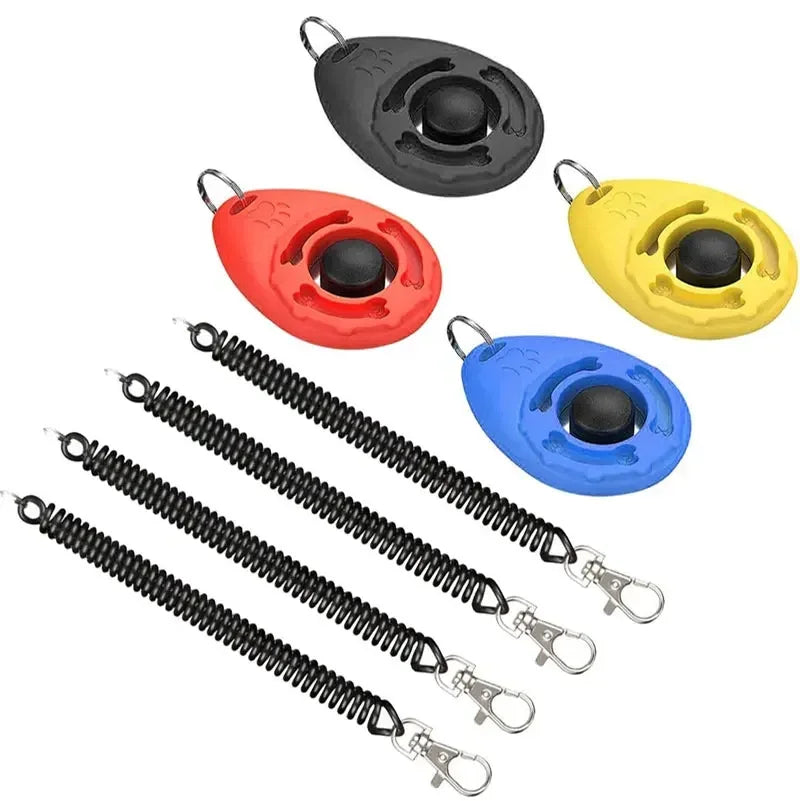 Dog Training Clicker with Wrist Strap, Portable Pet Training Tool