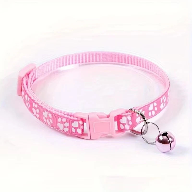 Cat Collar With Bell – Adjustable Colorful Collar for Kittens
