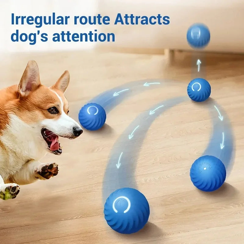 Automatic Dog Ball Toy – Interactive Rolling & Bouncing T
