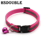 Reflective Cat Collar with Bell, Adjustable Breakaway 2-Pack