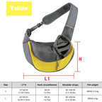 Dog Sling Carrier – Breathable Small Dog Backpack for Travel