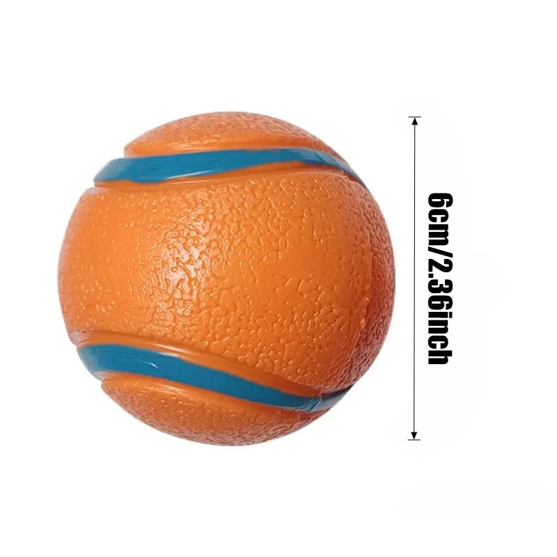 Rubber Dog Ball – Fetch, Chew & Jumping Toy