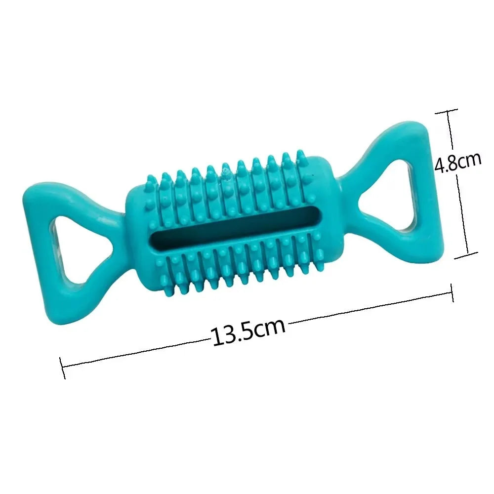 Dog Chew Toy Rubber Ball for Teeth Cleaning & Training