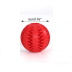 Dog Treat Dispensing Toy, Interactive Rubber Chew Ball