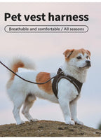 Dog Harness and Leash Set, Adjustable Reflective Puppy Vest